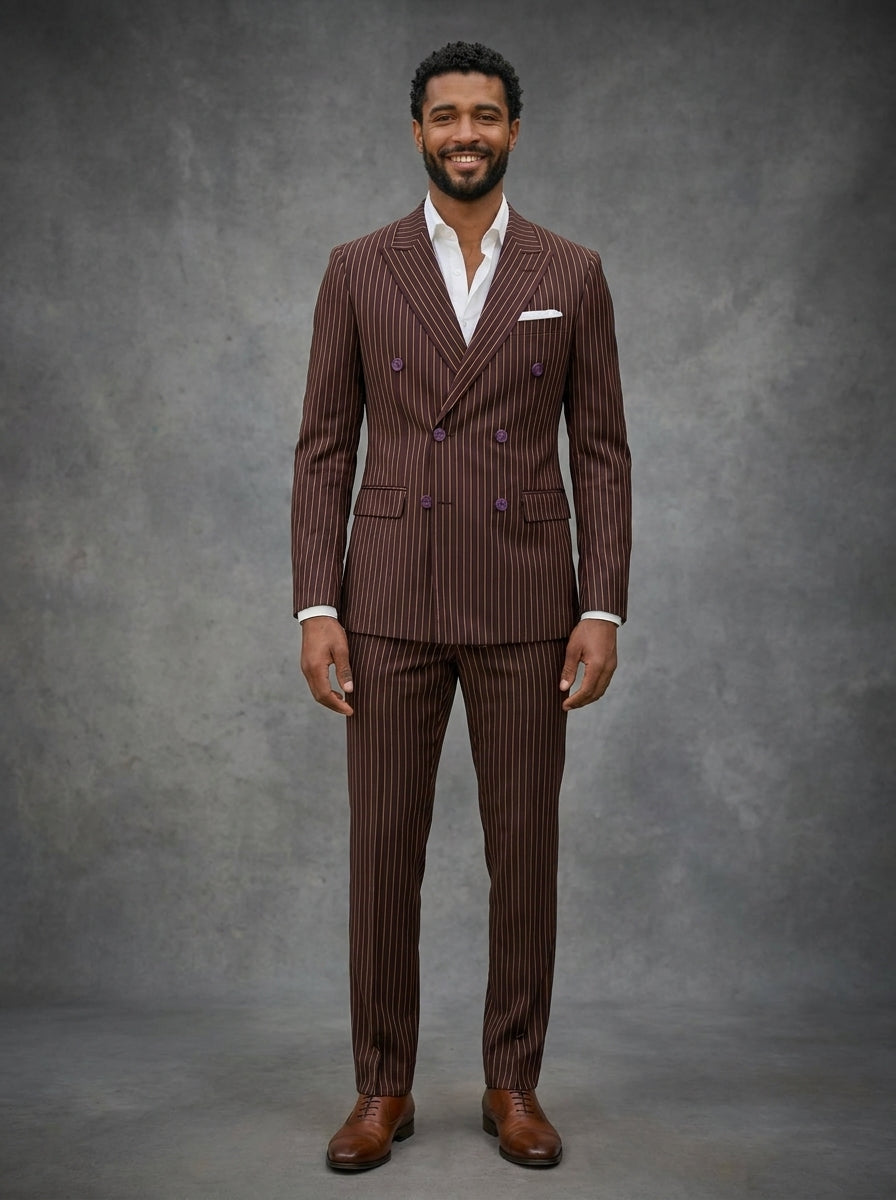 Men’s Double Breasted Lining Suit