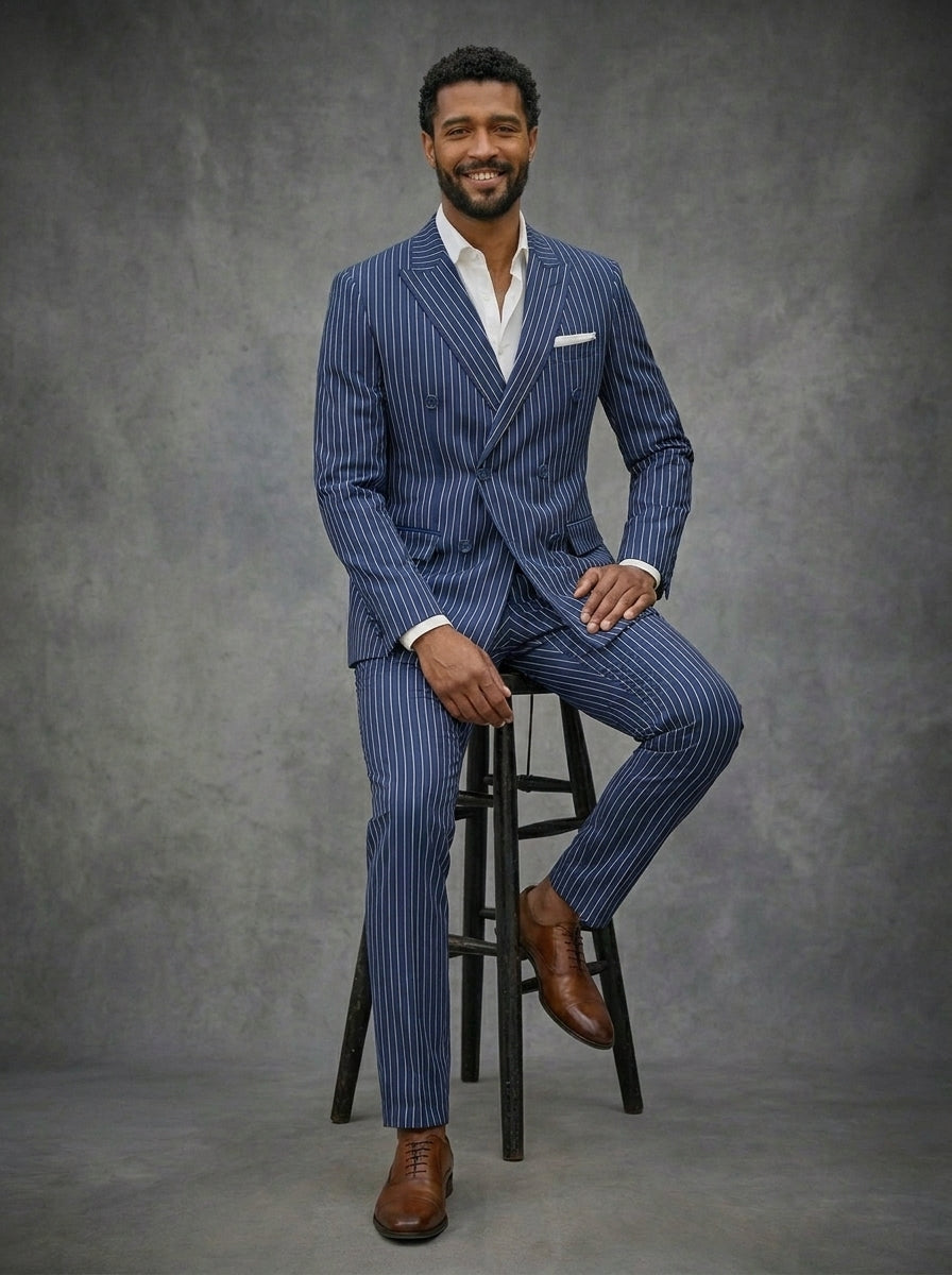 Men’s Double Breasted Lining Suit