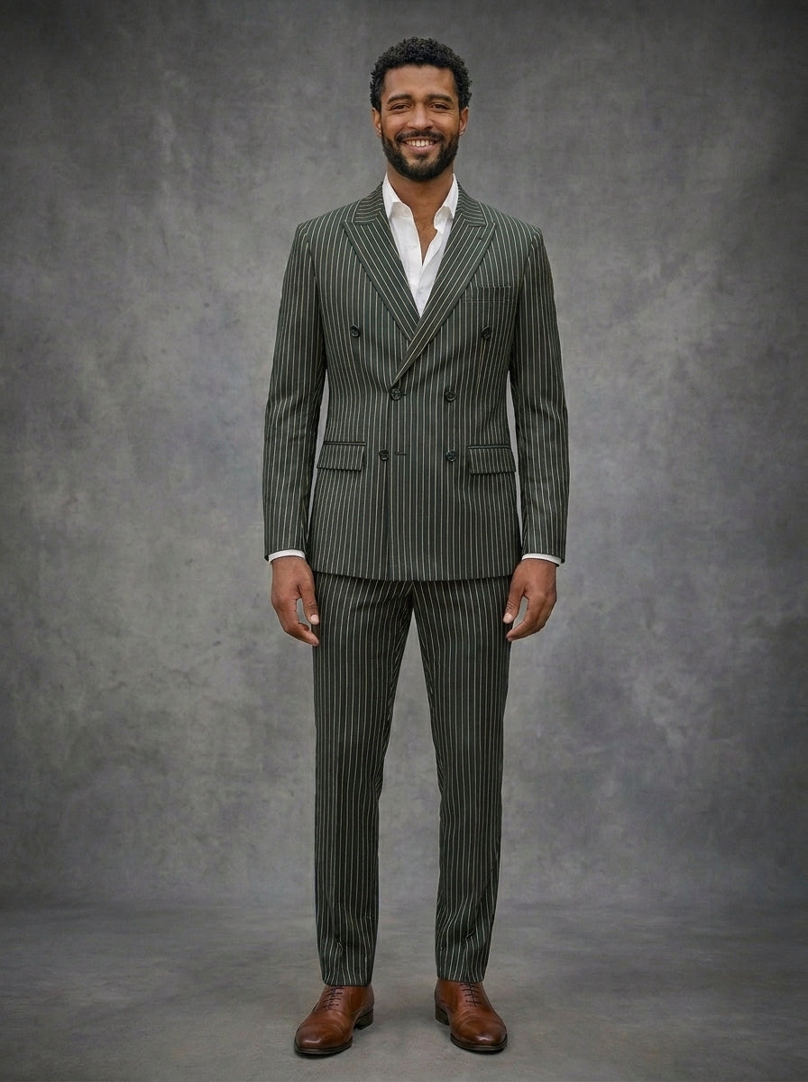 Men’s Double Breasted Lining Suit