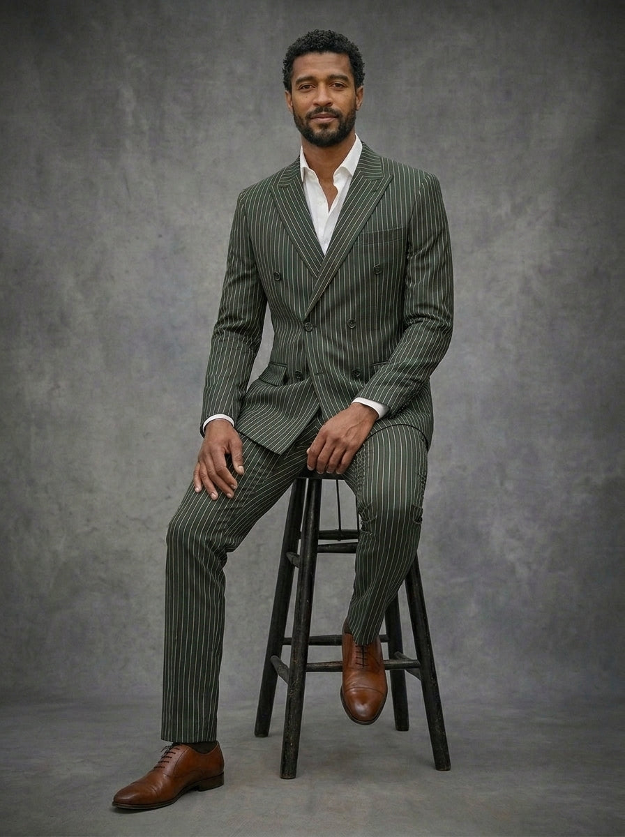 Men’s Double Breasted Lining Suit