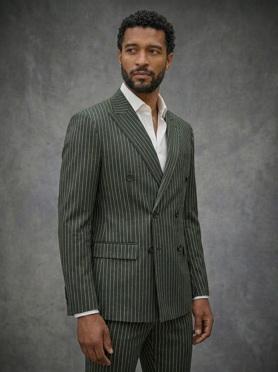 Men’s Double Breasted Lining Suit