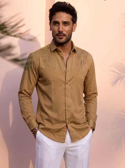 Men's Premium Japanese Embroidered Shirt for Men
