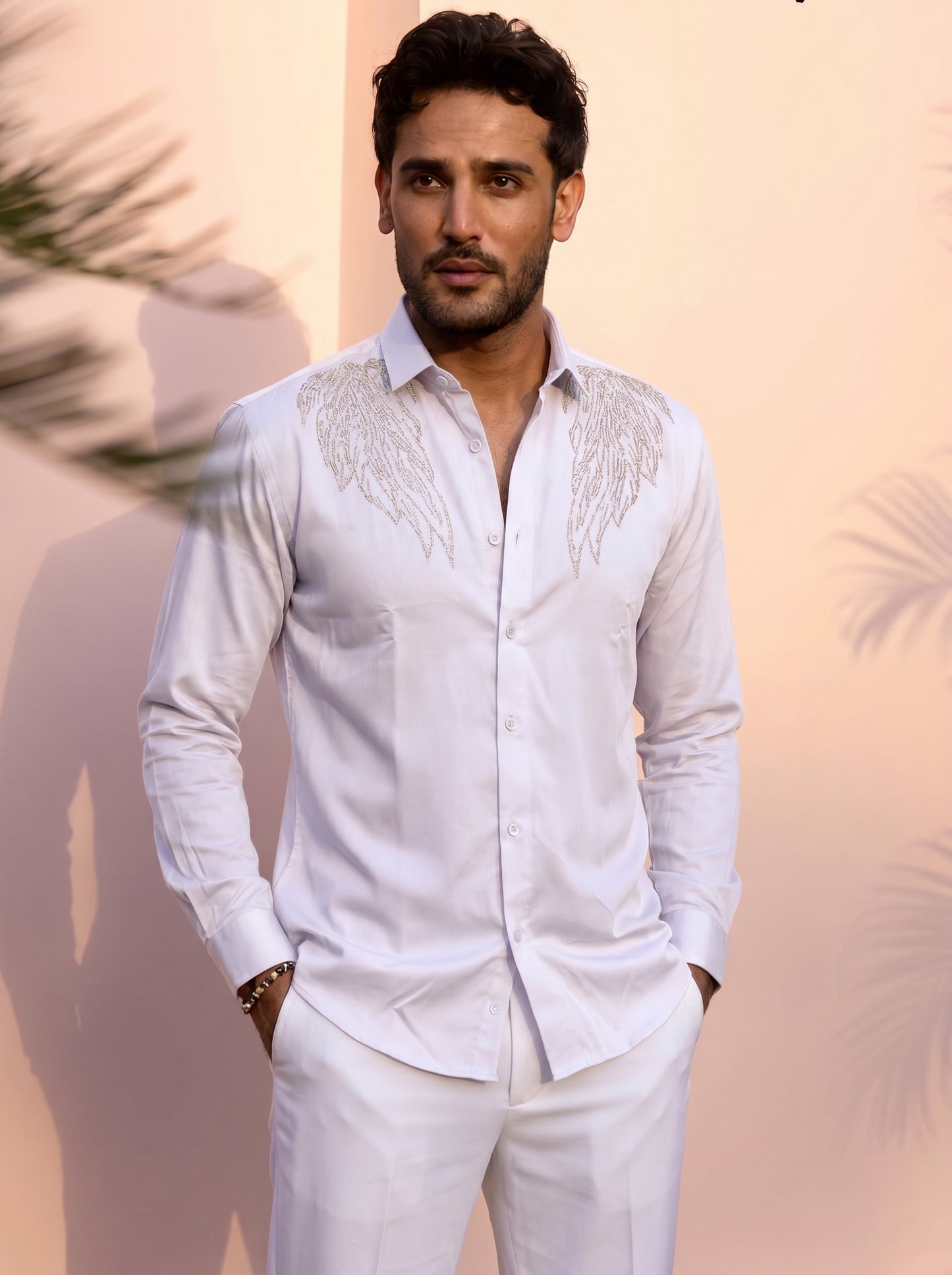 Men's Premium Japanese Embroidered Shirt for Men