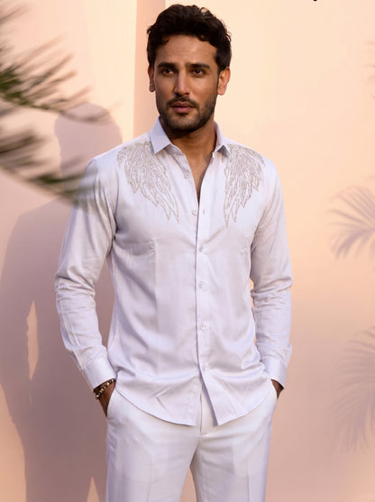 Men's Premium Japanese Embroidered Shirt for Men