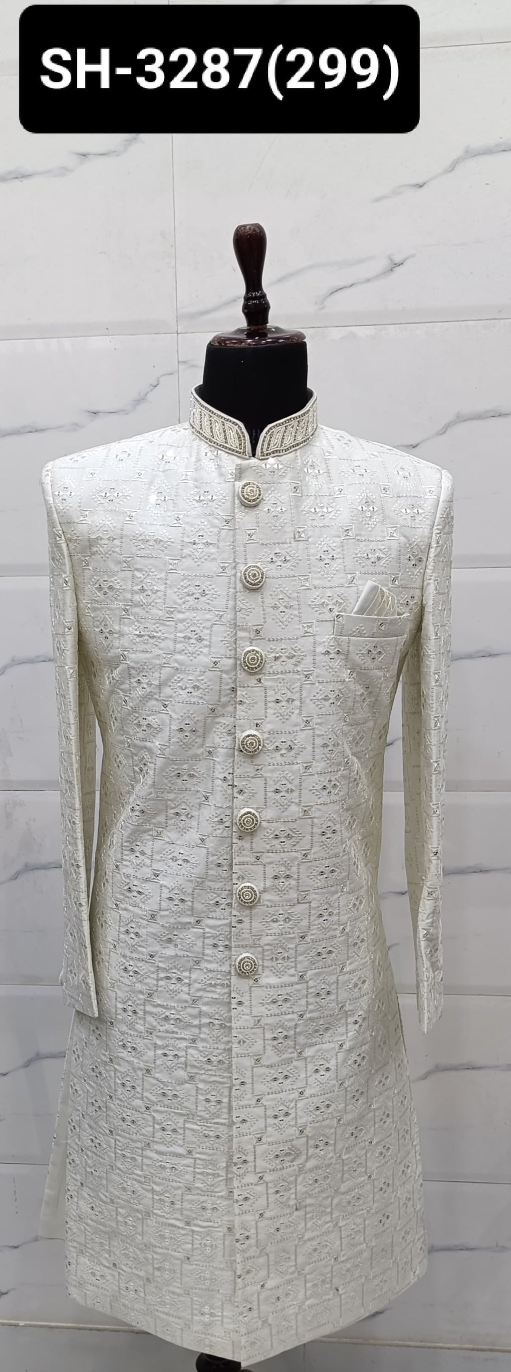 Premium Designer Men's Sherwani for Festive Occasions