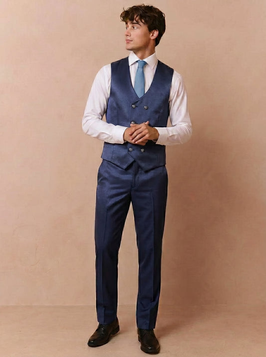 Men's Black Diamond Three Piece Suit