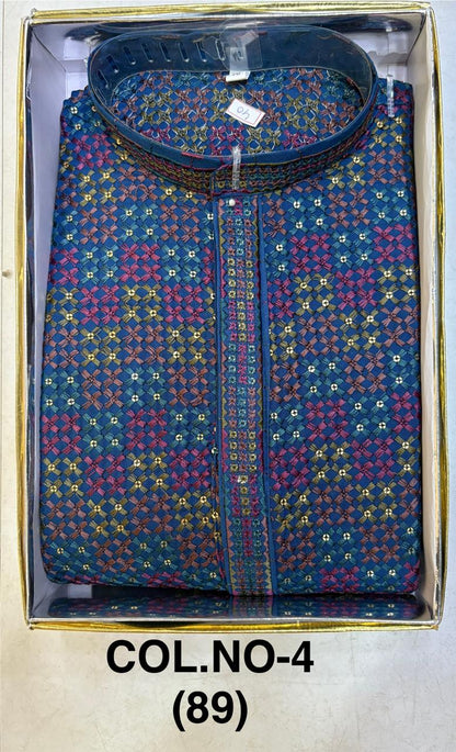 Men’s Heavy Chicken Embroidery Kurta | Premium Party & Occasion Wear Kurta