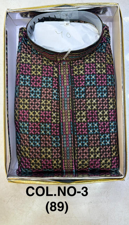 Men’s Heavy Chicken Embroidery Kurta | Premium Party & Occasion Wear Kurta