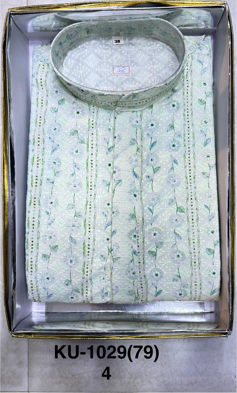 Men’s Premium Shifli Printed Kurta | Festive & Party Wear