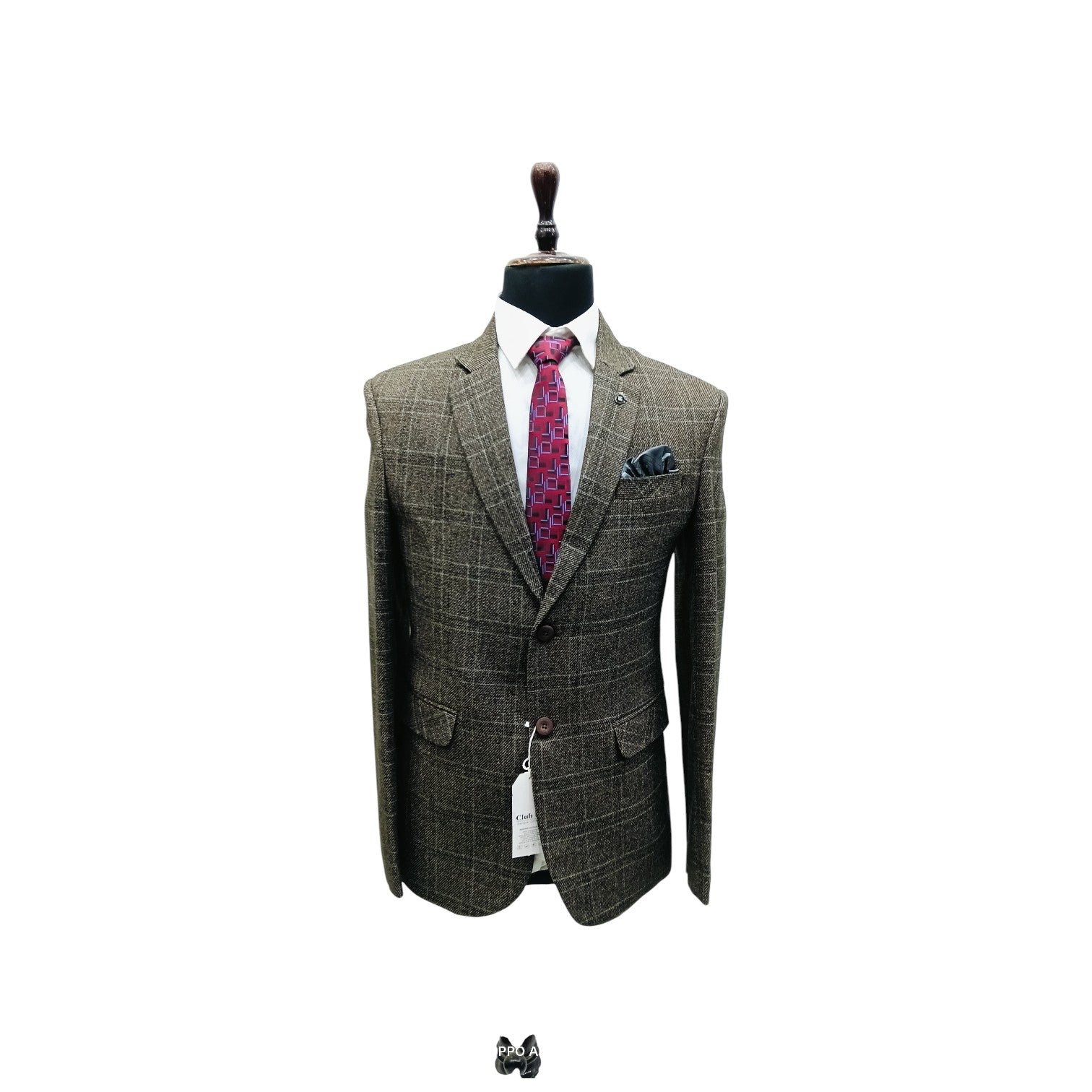 Men’s Checked Slim Fit Blazer – Formal & Party Wear | Club AK