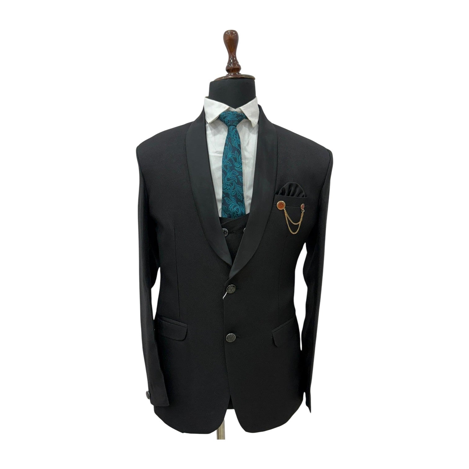 Men's Crep 3-piece suits for party wear