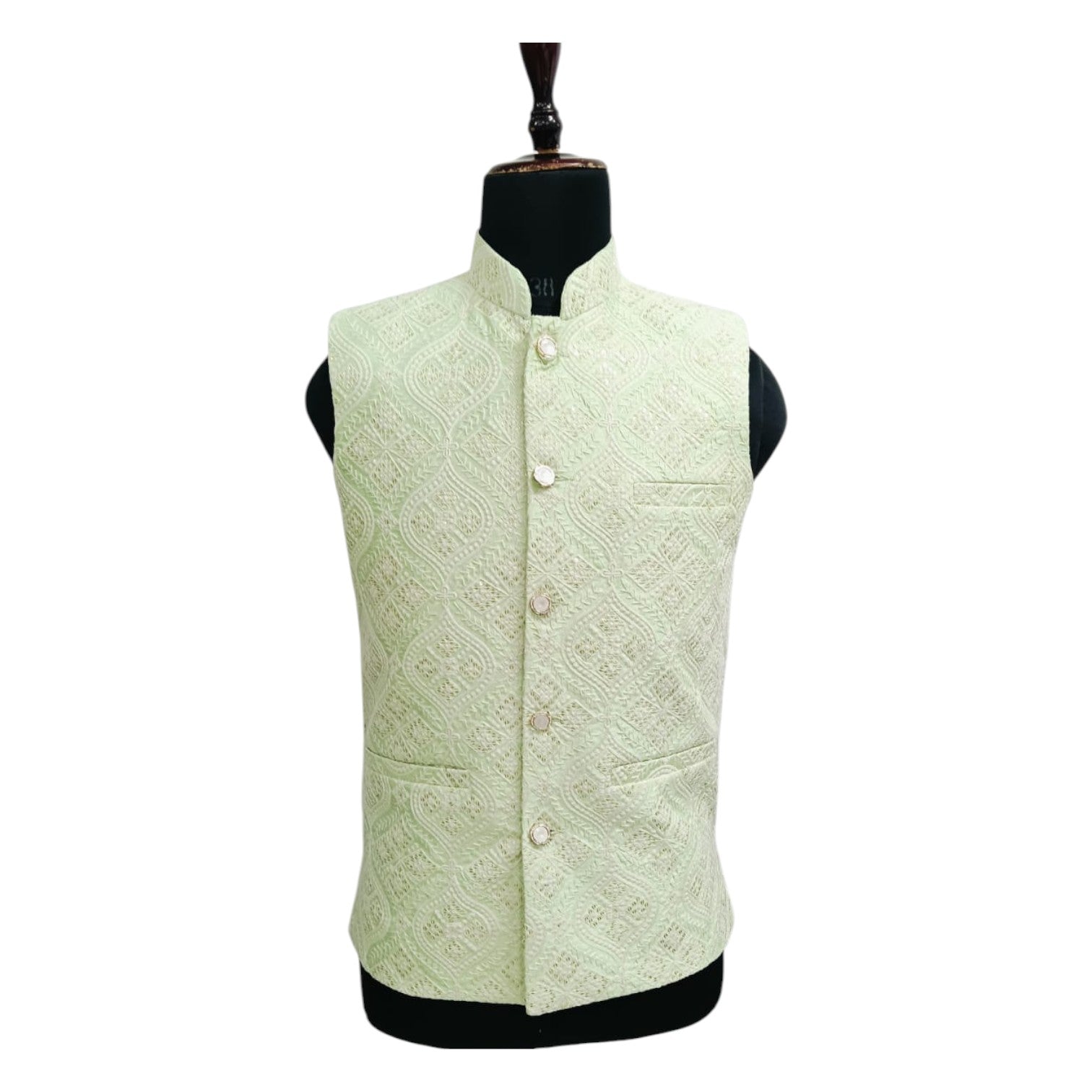 Embroidery Designed Waistcoat for Men