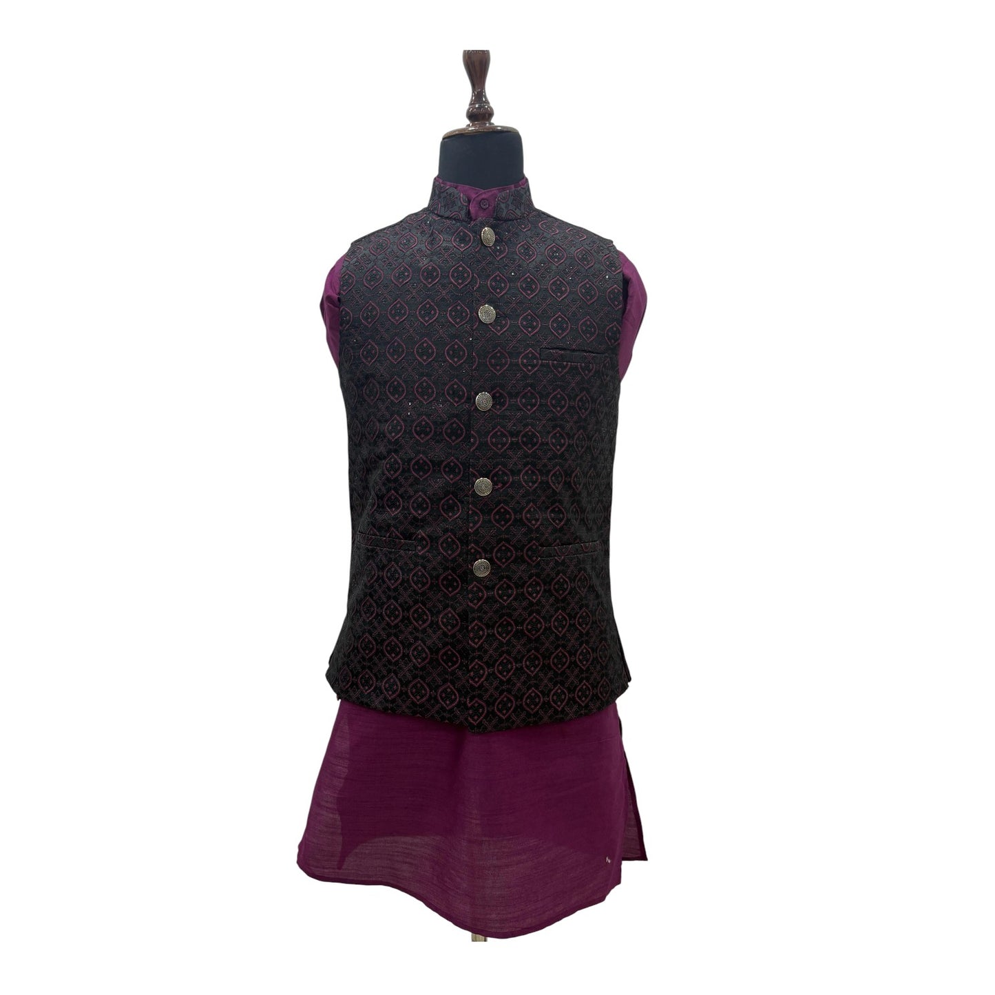 Men's Premium Ethnic Kurta Koti Set