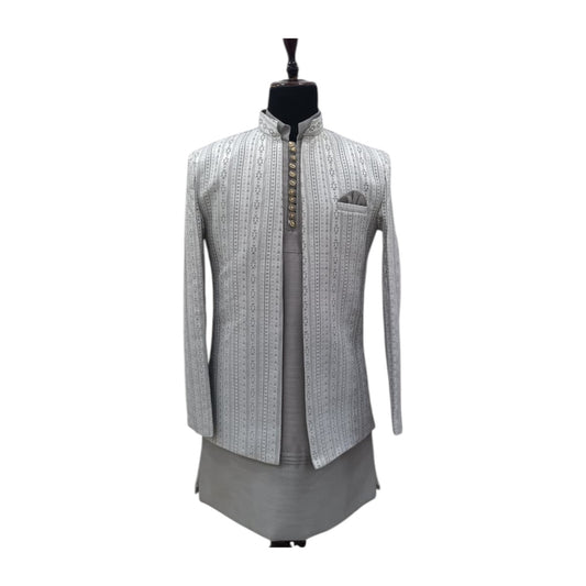 Men’s Printed Ethnic Shrug | Wedding & Party Wear Jodhpuri Coat