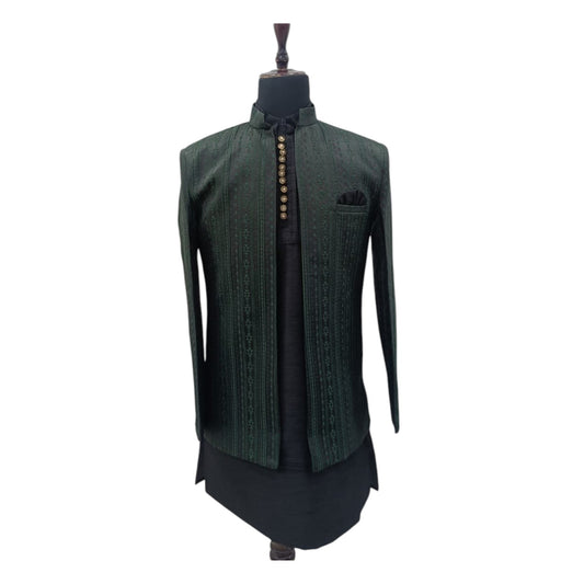 Men’s Printed Ethnic Shrug | Wedding & Party Wear Jodhpuri Coat