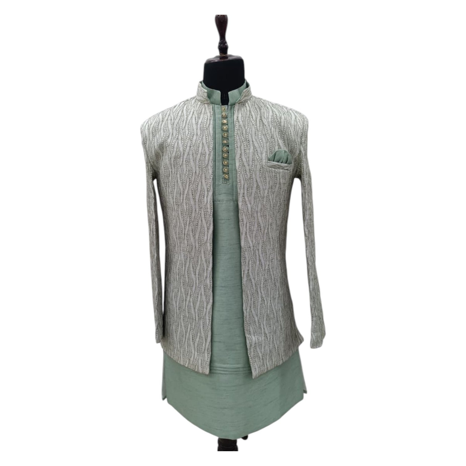 Men’s Premium Printed Ethnic Shrug | Wedding & Party Wear Jodhpuri Coat