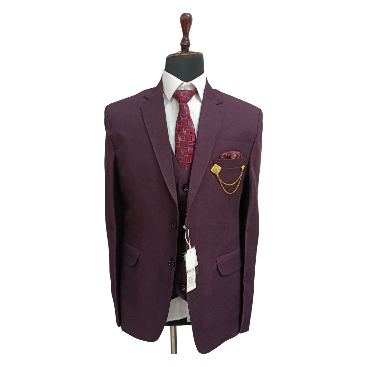 Affordable tailored men's 3-piece suits for wedding