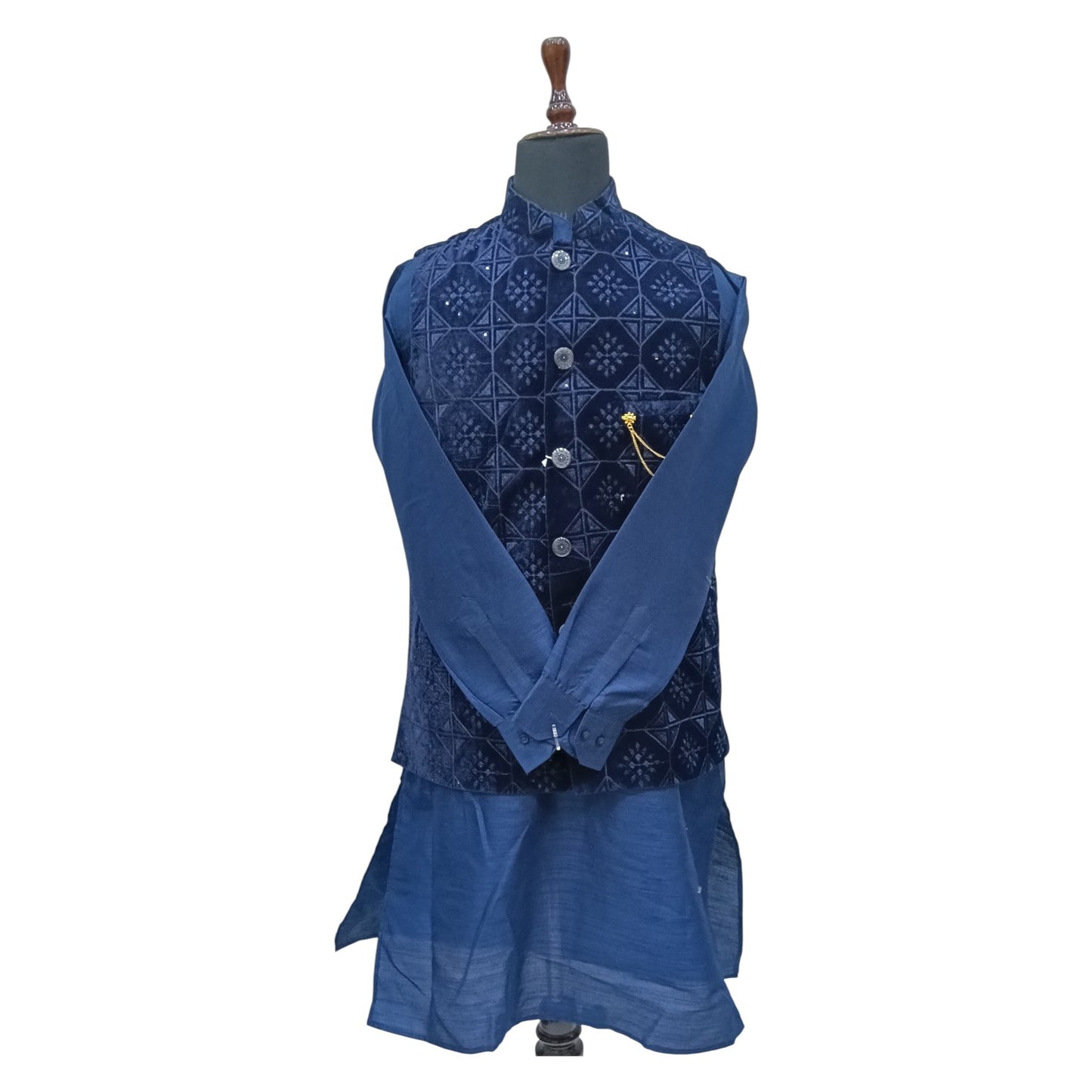 Luxury Embroidered  Kurta koti for Men