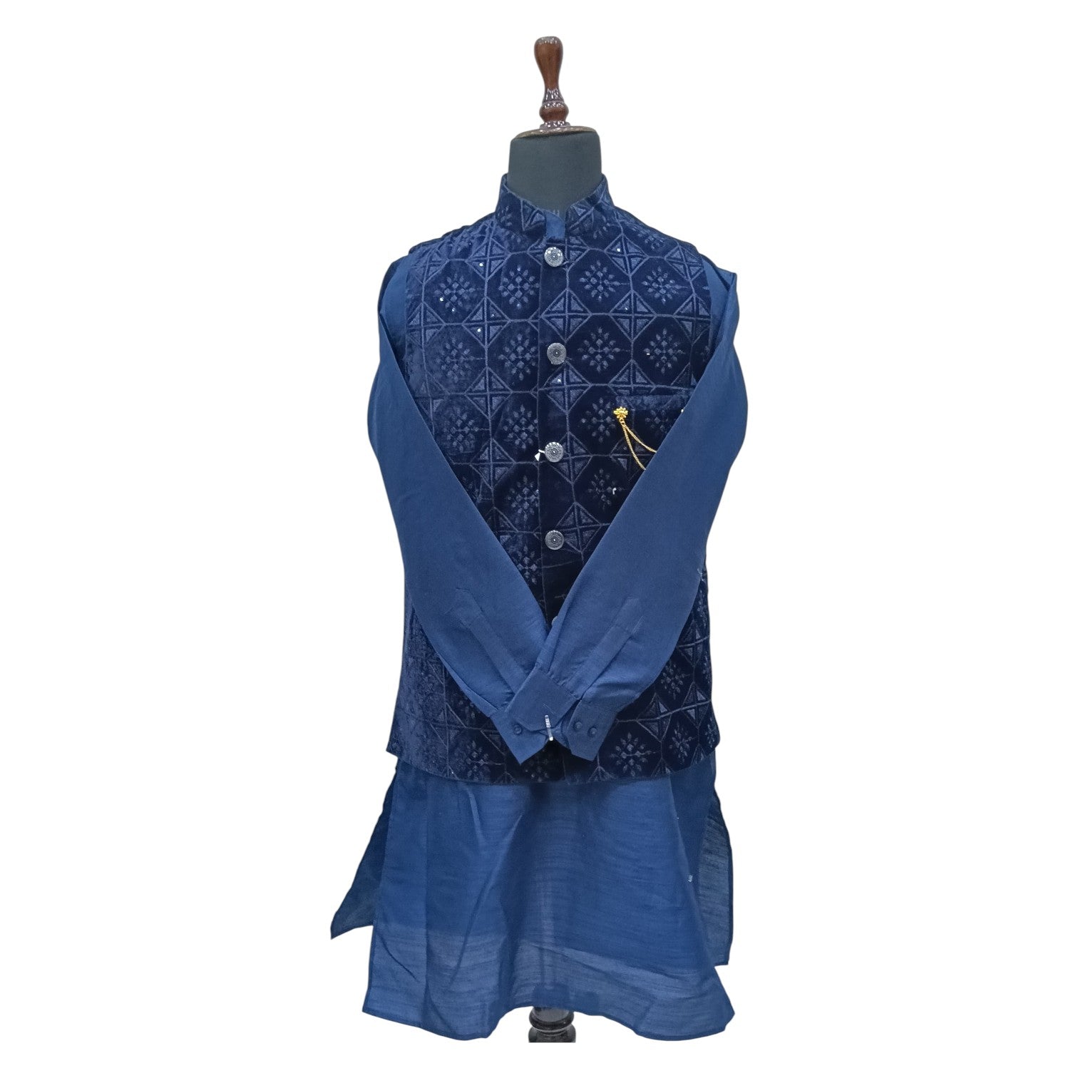 Luxury Embroidered  Kurta koti for Men