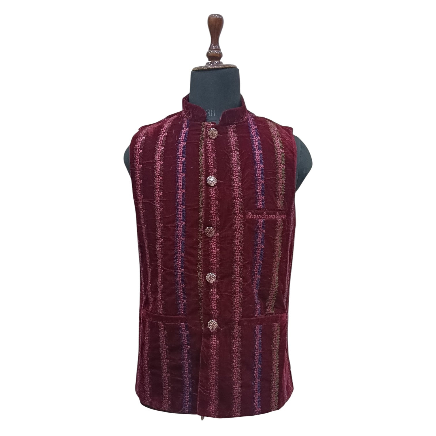 Men’s Premium Striped Waistcoat