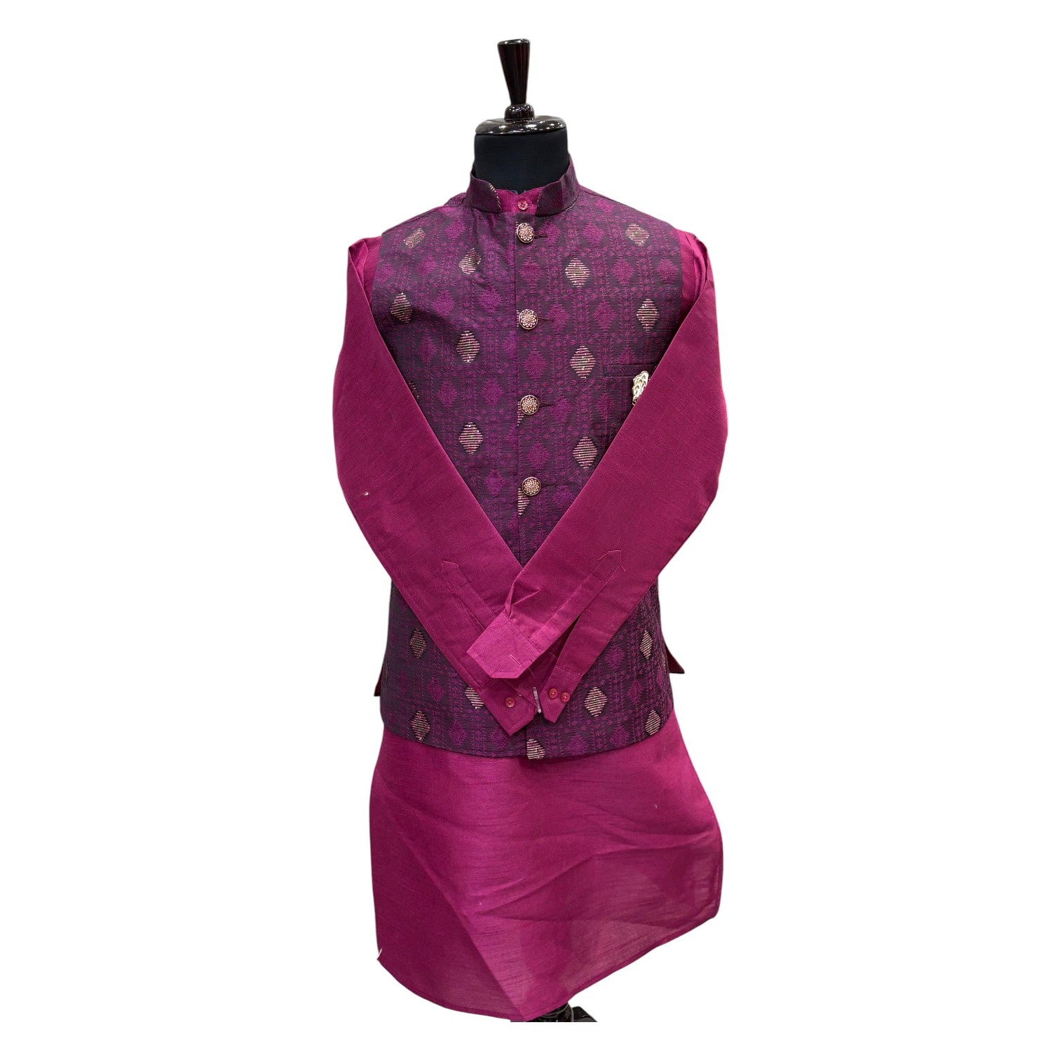 Men's Royal Threadwork Kurta Kot