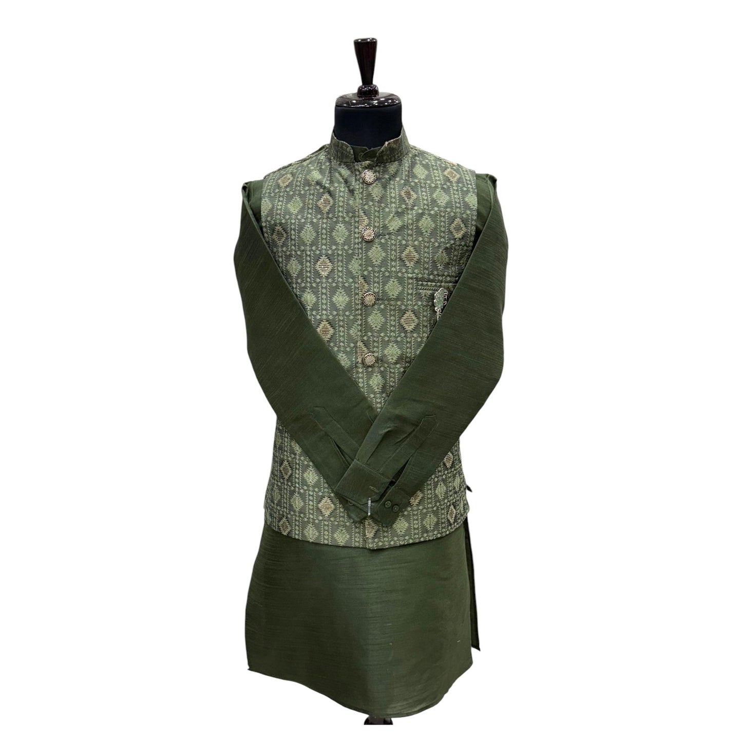 Men's Royal Threadwork Kurta Kot