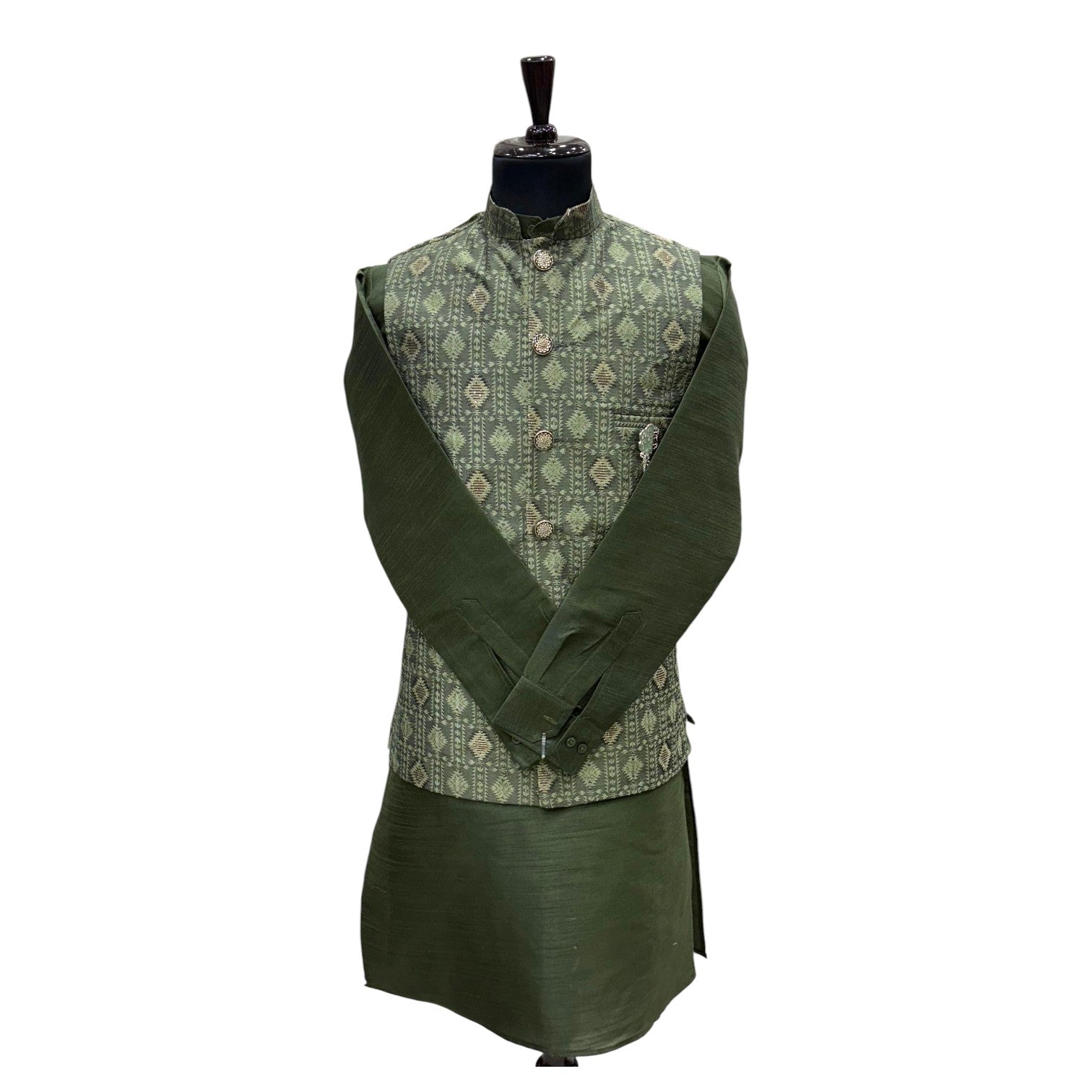 Men's Royal Threadwork Kurta Kot