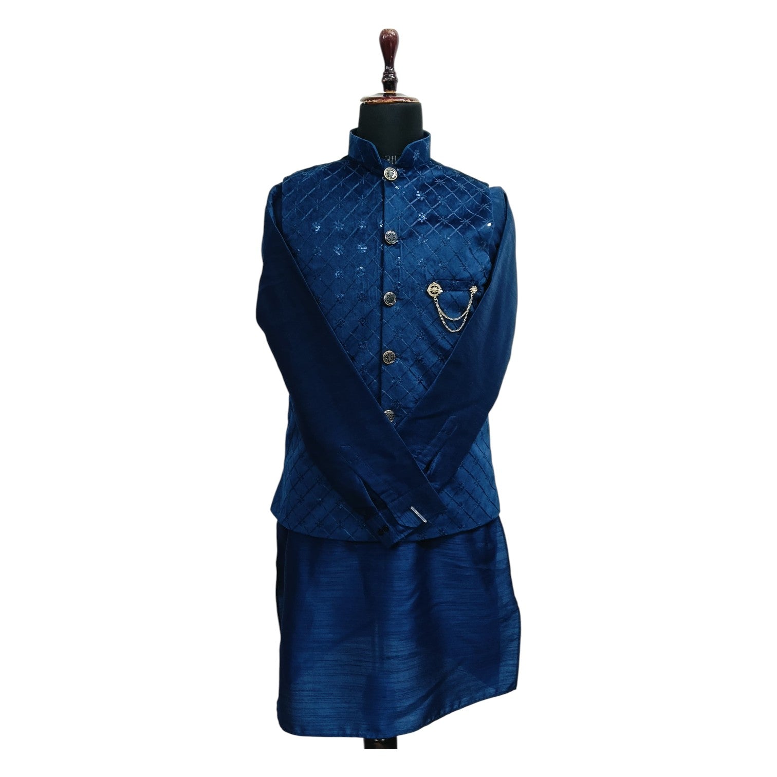 Men’s Premium Velvet Ethnic Kurta koti