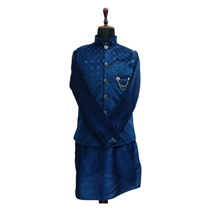 Men’s Premium Velvet Ethnic Kurta koti