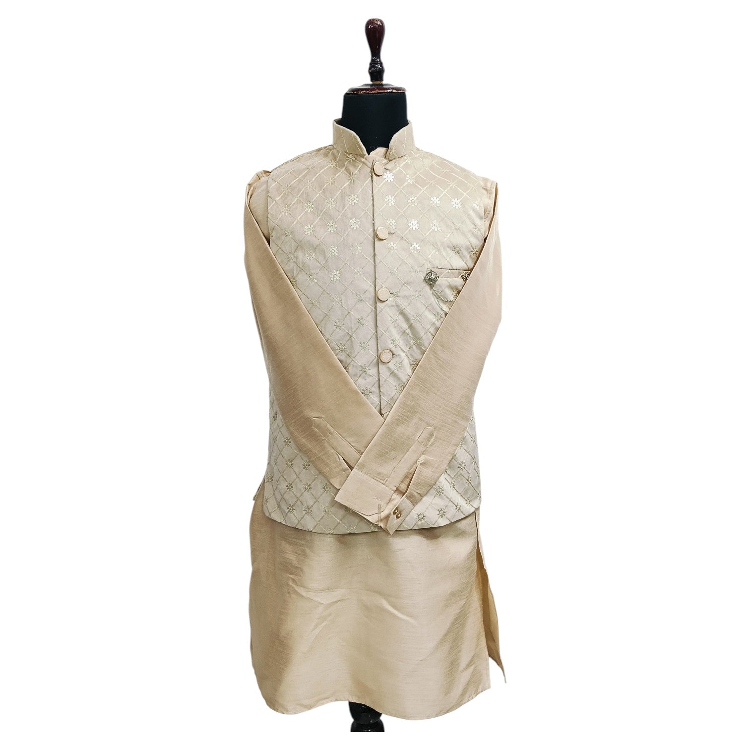 Men’s Premium Velvet Ethnic Kurta koti