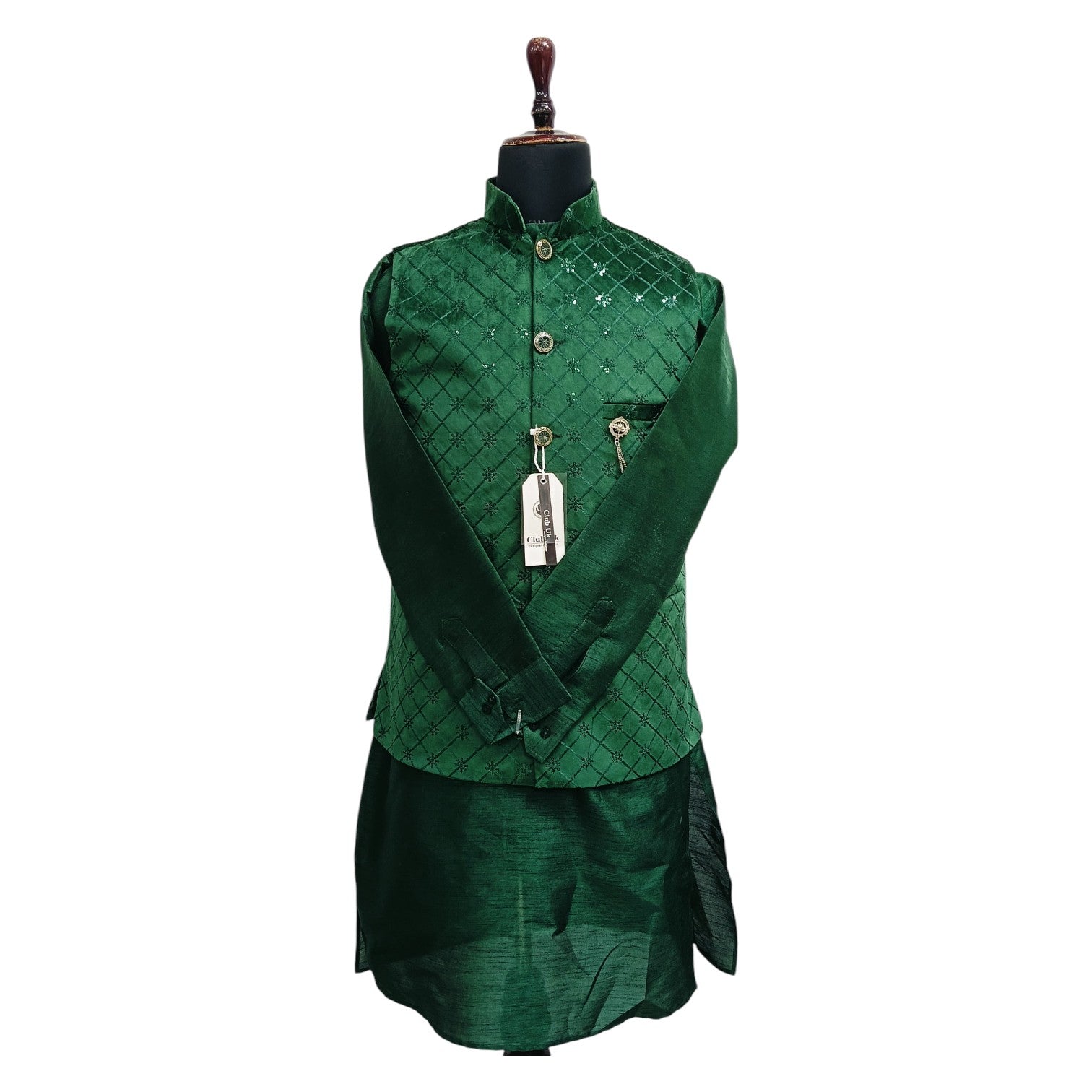 Men’s Premium Velvet Ethnic Kurta koti