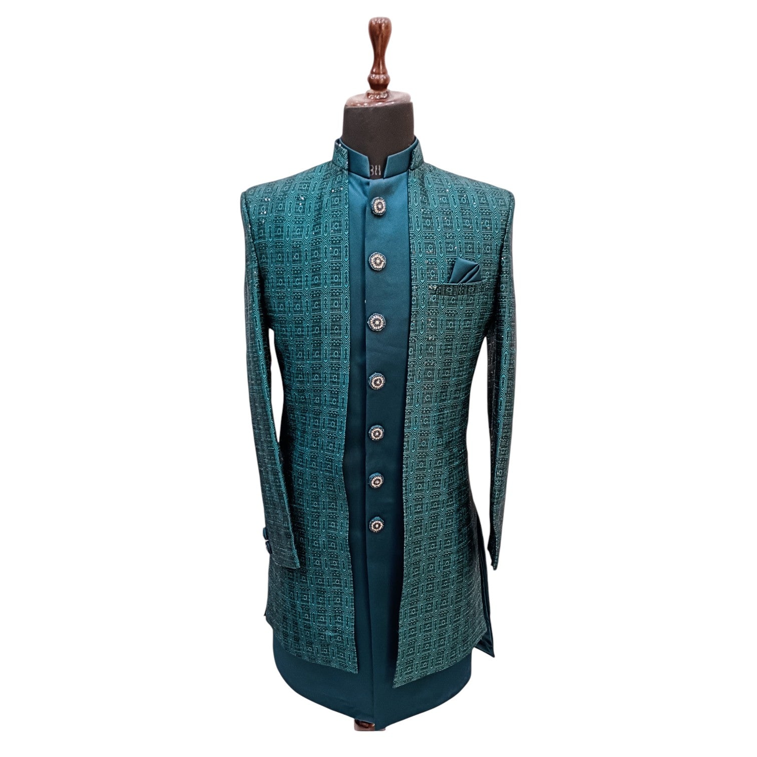 Men’s Elegant Embroidered Shrug