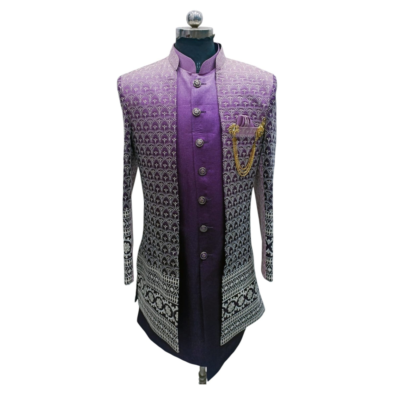 Luxury Gradient Shrug for Men's for Royal Weddings