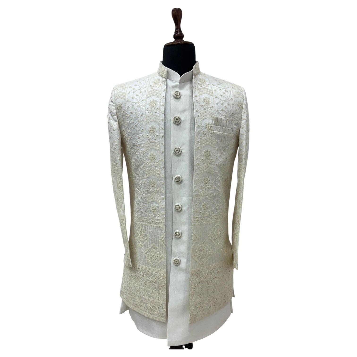 Men’s Stylish Embroidered Shrug