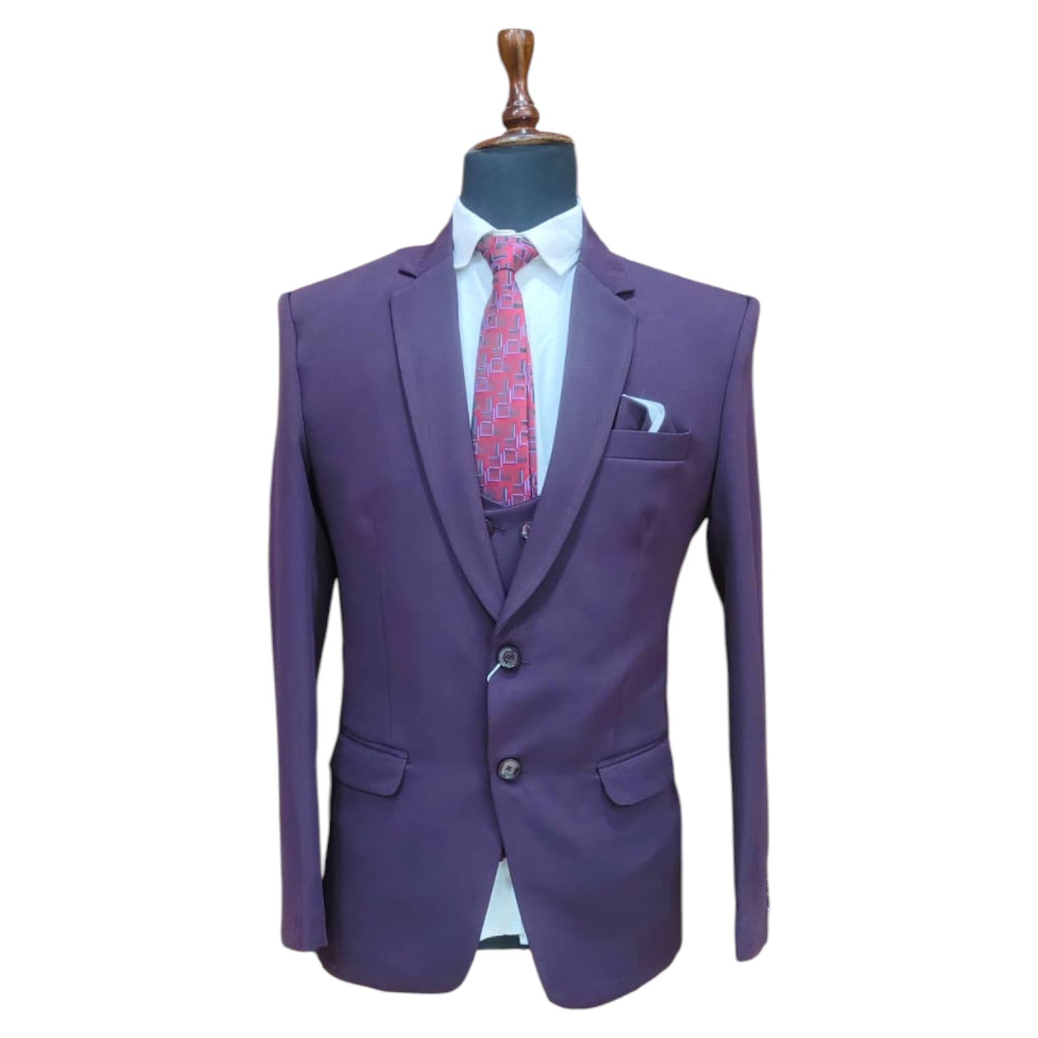 Men’s Modern Classic 3 - Piece Suits  with Premium Fabric