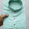 Men’s Elegant Festive Kurta with Designer Buttons