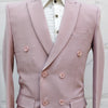 Club AK Double Breasted Blazer for Men | Premium Slim Fit Formal Blazer | Stylish Party Wear & Wedding Blazer for Men