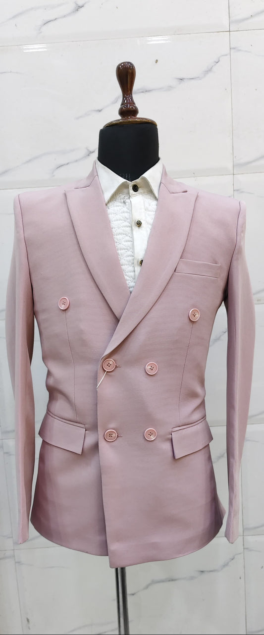 Club AK Double Breasted Blazer for Men | Premium Slim Fit Formal Blazer | Stylish Party Wear & Wedding Blazer for Men