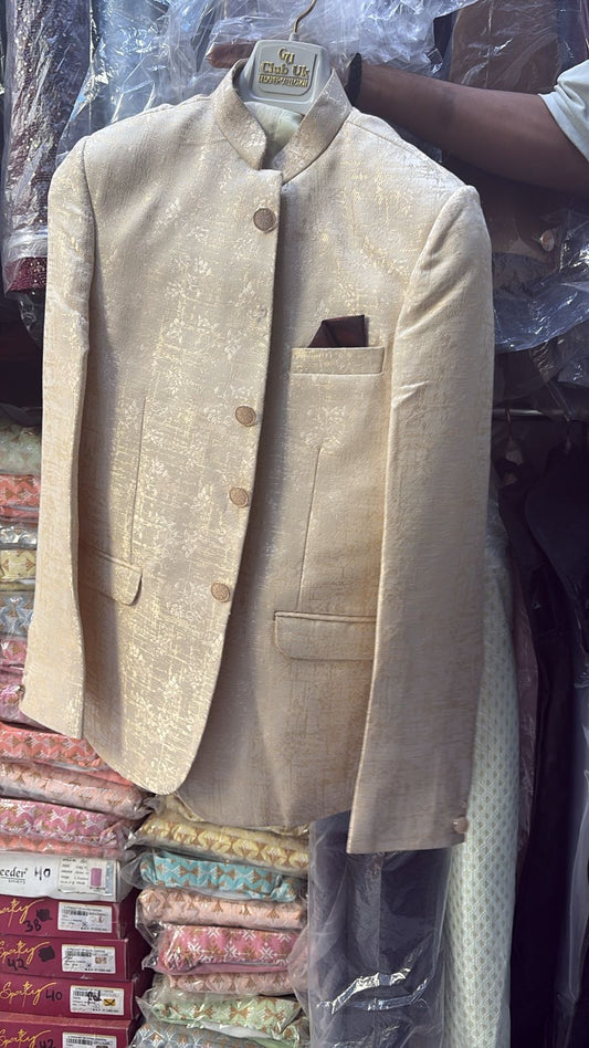 Jodhpuri  Offn white Suits with Pant for Men for Wedding