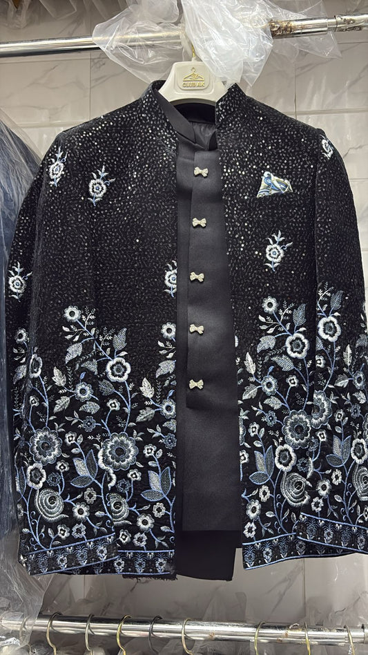 Men's Velvet Jodhpuri Suit