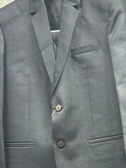 Club AK Men's Premium Charcoal Grey Wedding Suit for Men with Waistcoat and Formal Pants | Party Wear Blazer Set