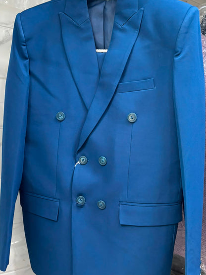 Club AK Premium Royal Blue Formal Suit for Men – Party, Reception & Engagement Wear