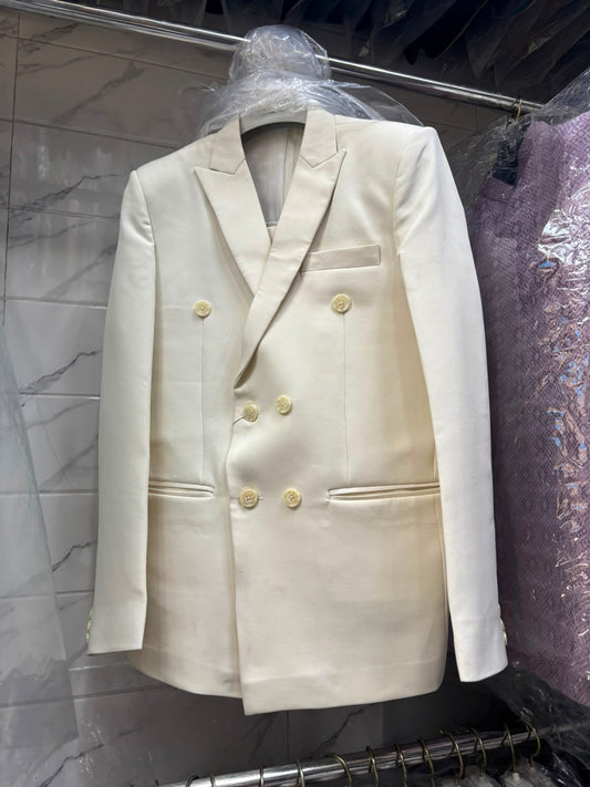 Club AK Premium Ivory Formal Suit Set for Men with Tailored Fit