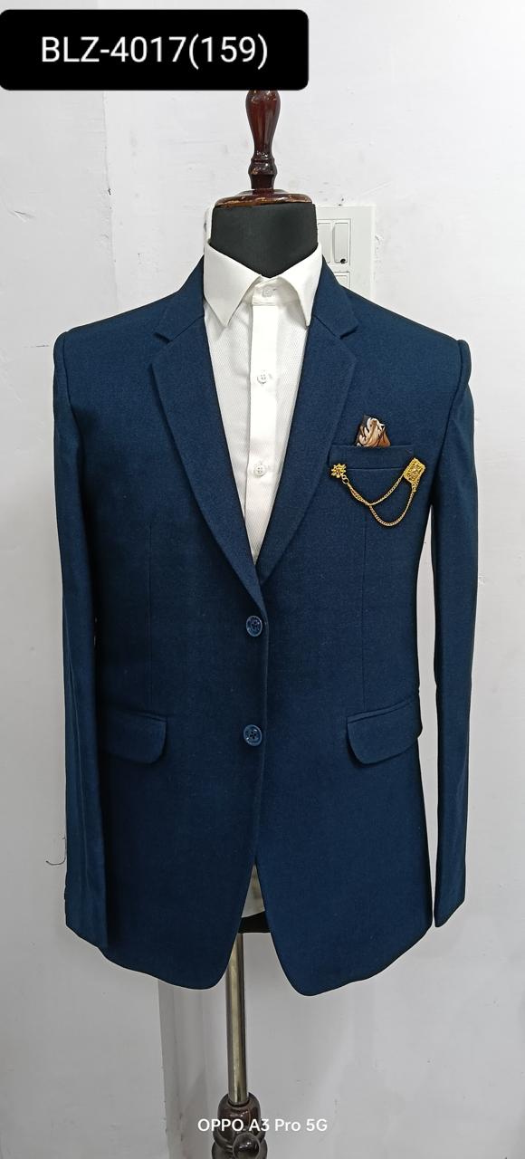 CLUB AK Men’s Premium Designer Blazer with Notch Lapel, Pocket