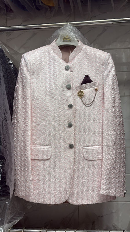 Men's Jodhpuri Lavender Suit With Pant