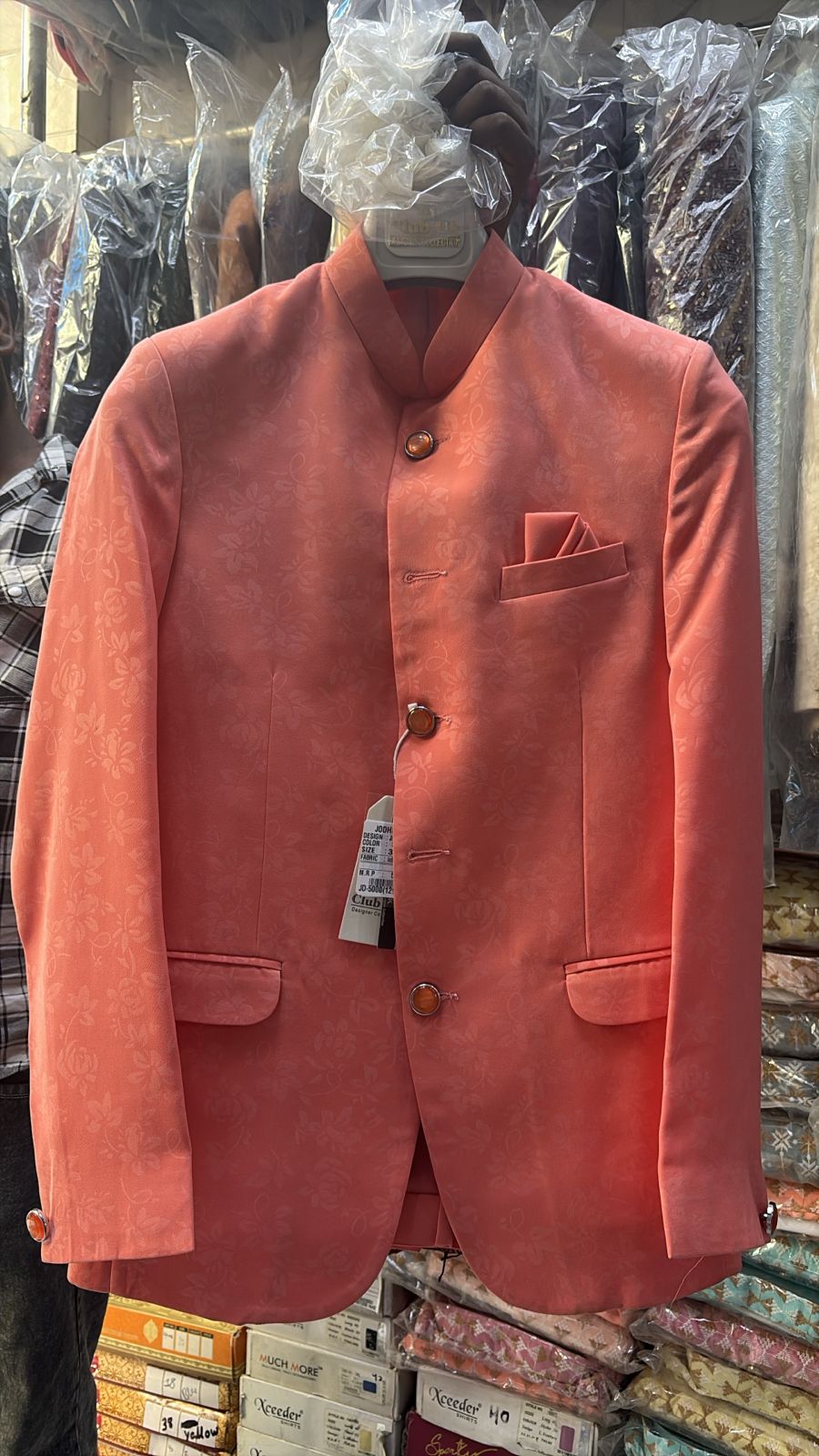 Men's Jodhpuri pink Suit With Pant
