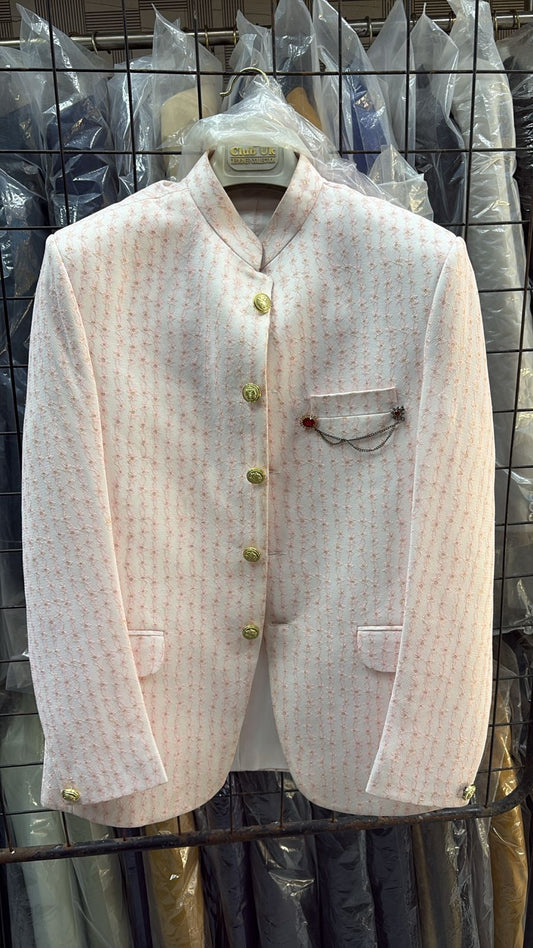 Men's Jodhpuri  Lavender Suit With Pant