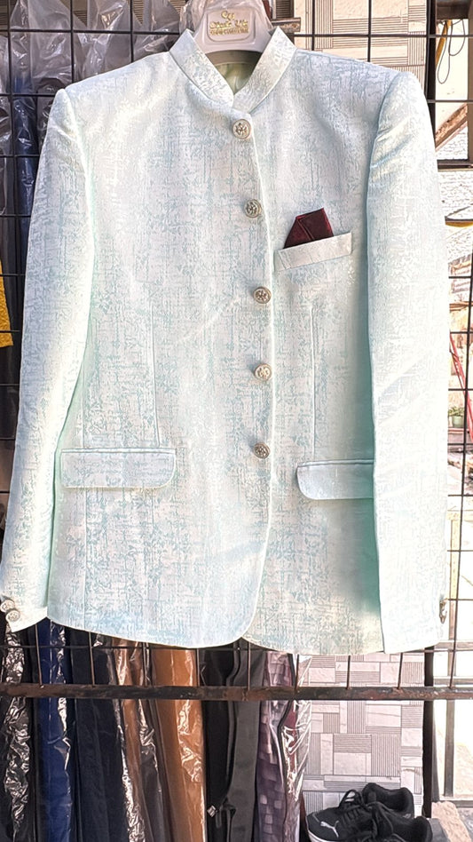 Men's Jodhpuri Sky blue Suit With Pant