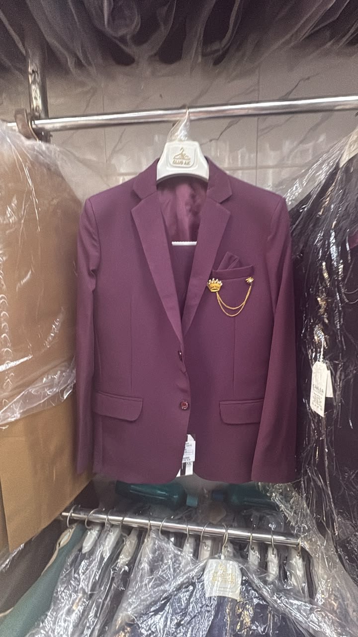 Premium Wine Purple Suit