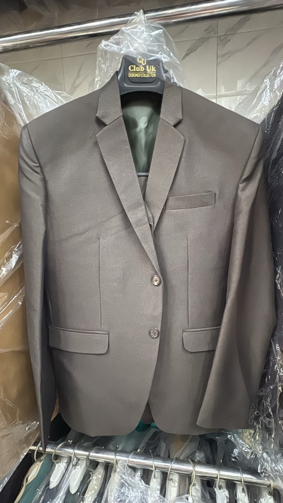 Men's Charcoal Grey 3 Piece Suit